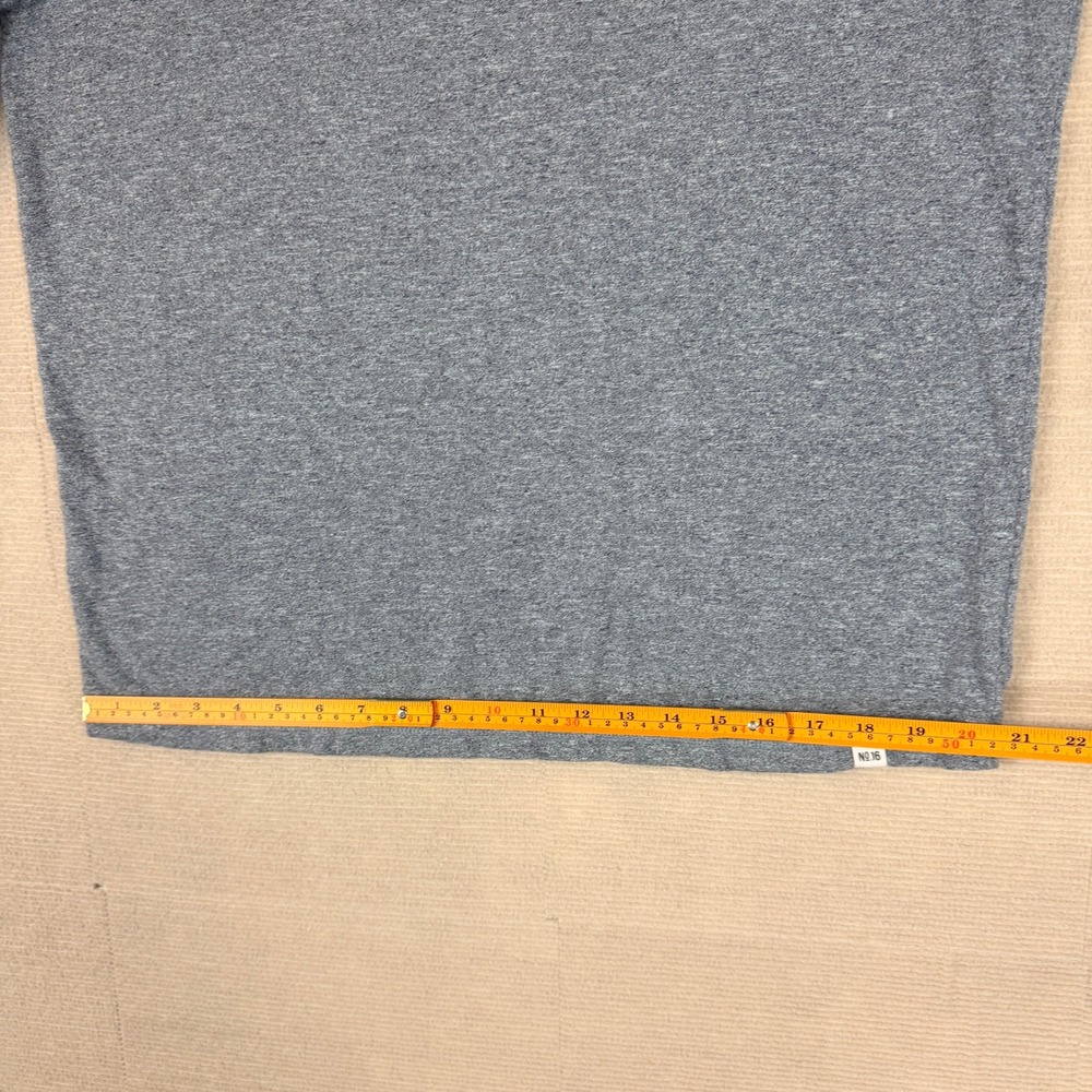 Magnolia Home No 16 Mens Heather Gray Long Sleeve Henley Shirt L L/G - Picture 8 of 14